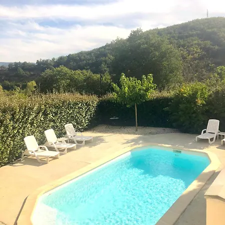 De L'aspe 135m2, 6p, 3ch Avec Piscine Privative, Jardin Ombrage Clos Saint-Maurice-d'Ibie